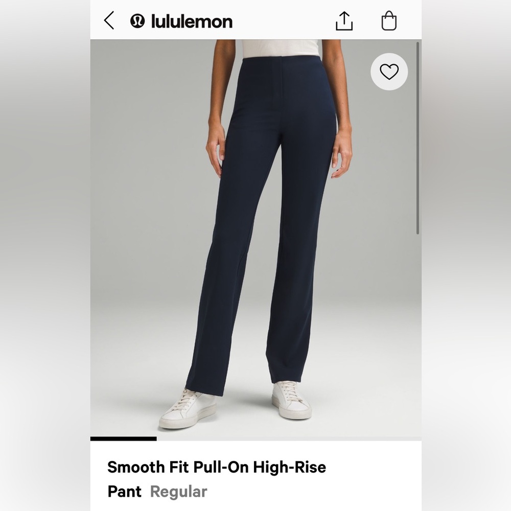 NWT Lululemon Smooth Fit Pull-On High-Rise Pant (Regular, Size 4)